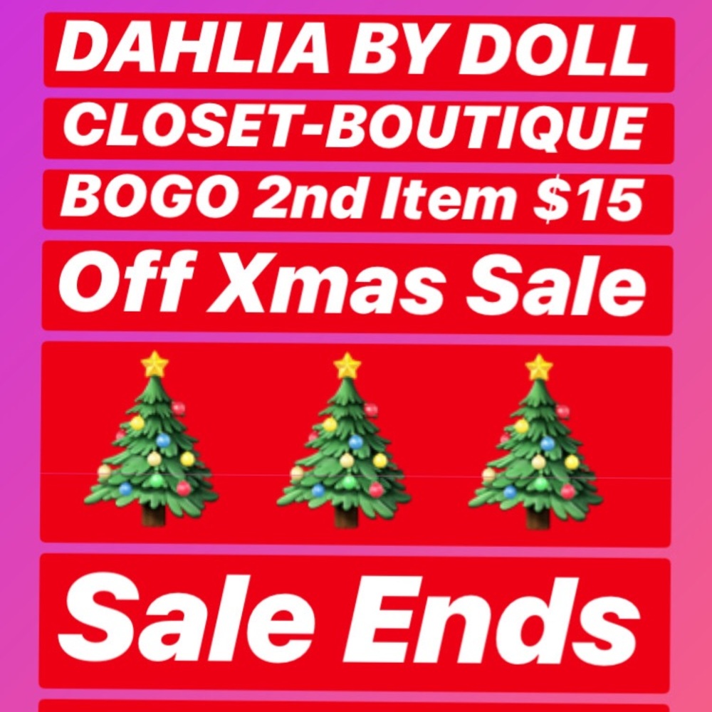 SALE SALE SALE!!! BOGO GET 2nd $15 OFF